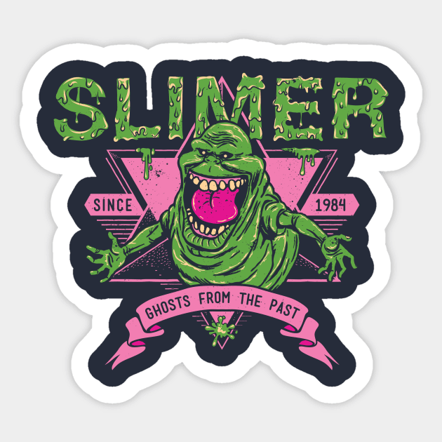 SLIMER Sticker by manospd